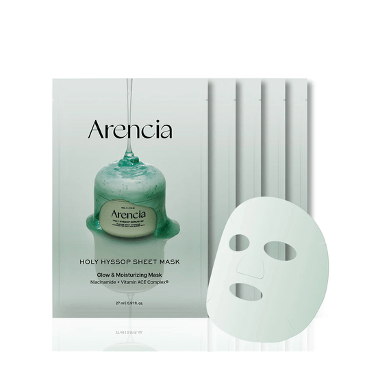 Arencia Holy Hyssop Sheet Mask 27ml x 5pcs