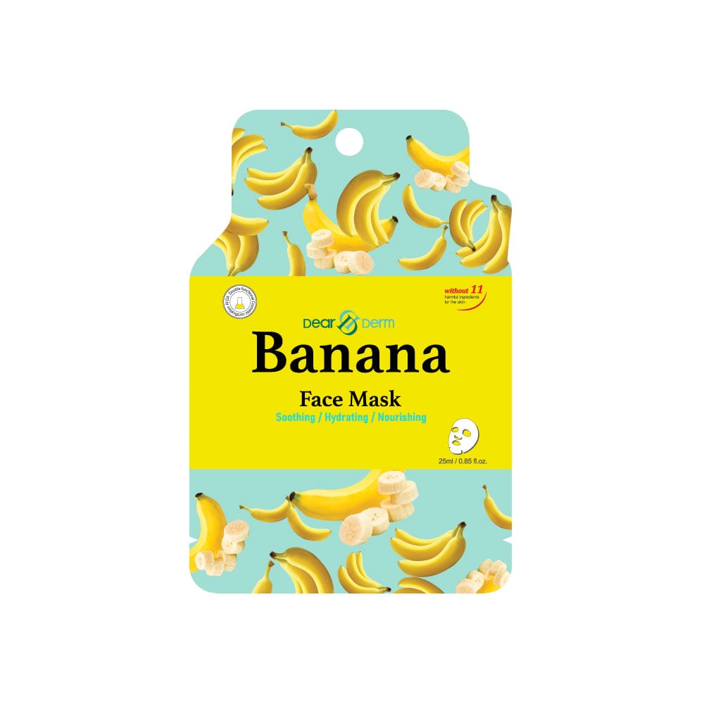 DEARDERM White Sheet Face Masks - Banana