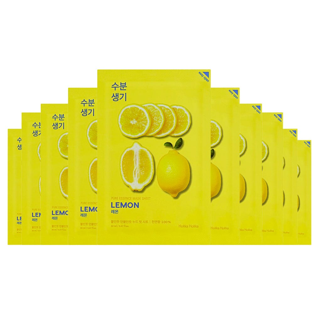 Holika Holika Pure Essence Lemon Mask Sheets 20ml x 10pcs