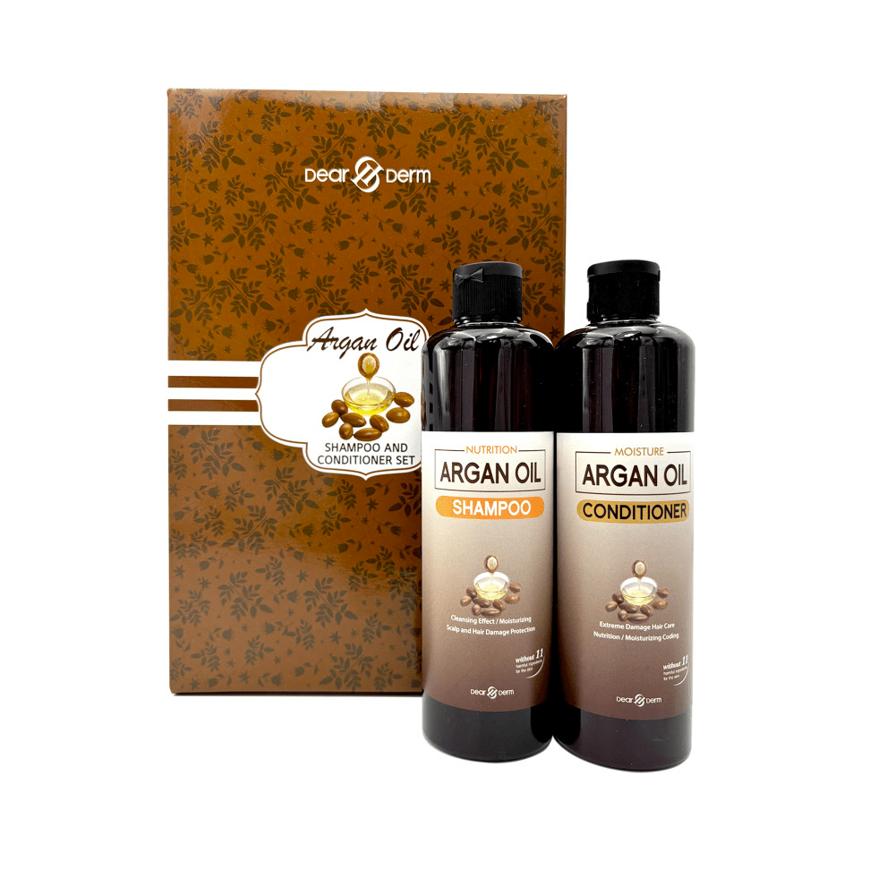 DEARDERM Argan Oil Shampoo & Conditioner Set