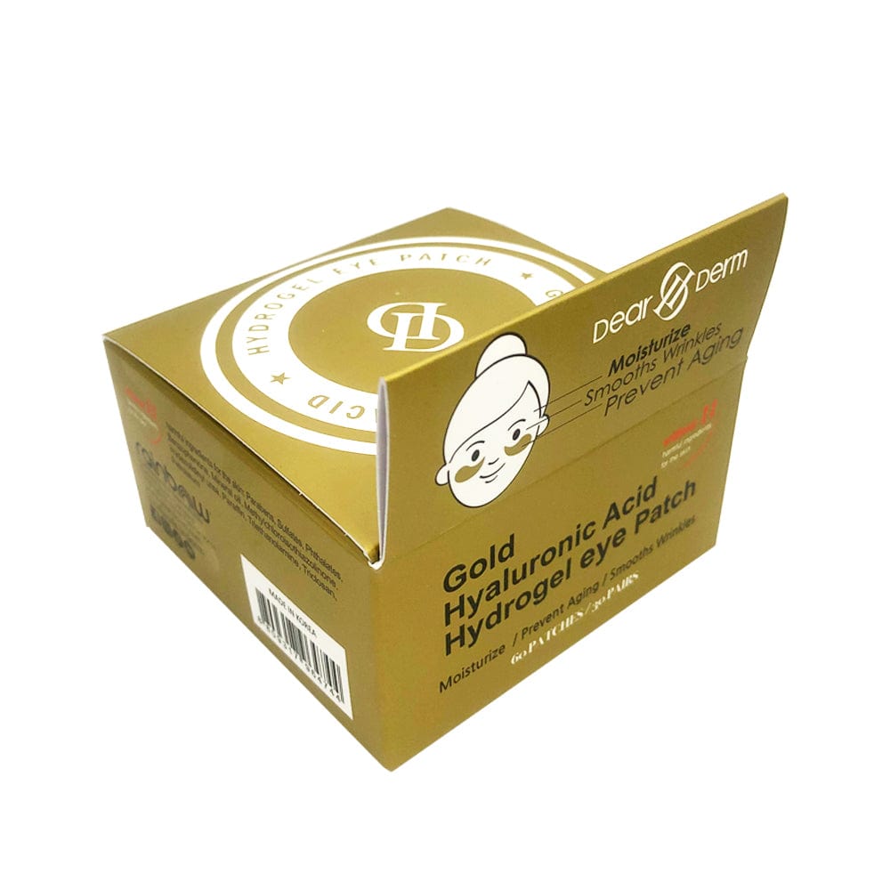 DEARDERM Hydrogel Eye Patches - Gold Hyaluronic Acid