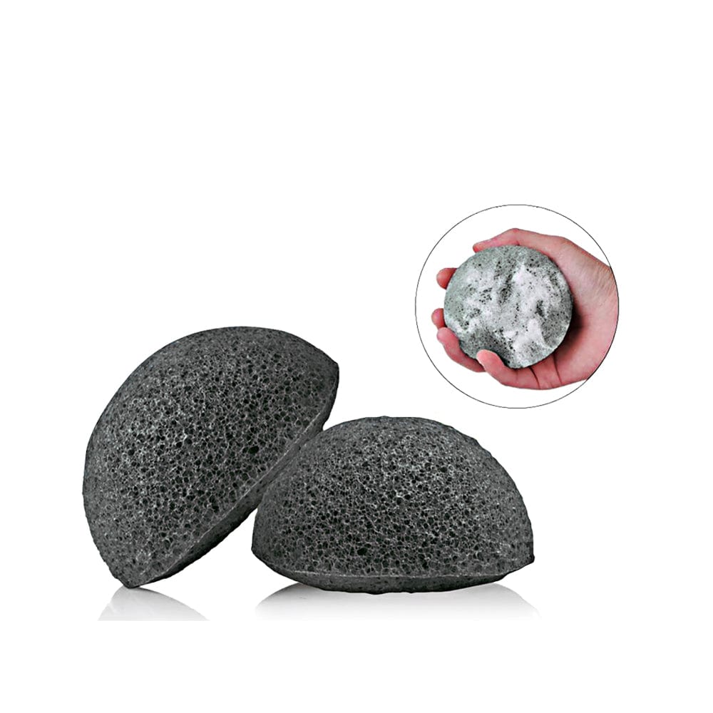 DEARDERM Konjac Bamboo Charcoal Cleansing Puff