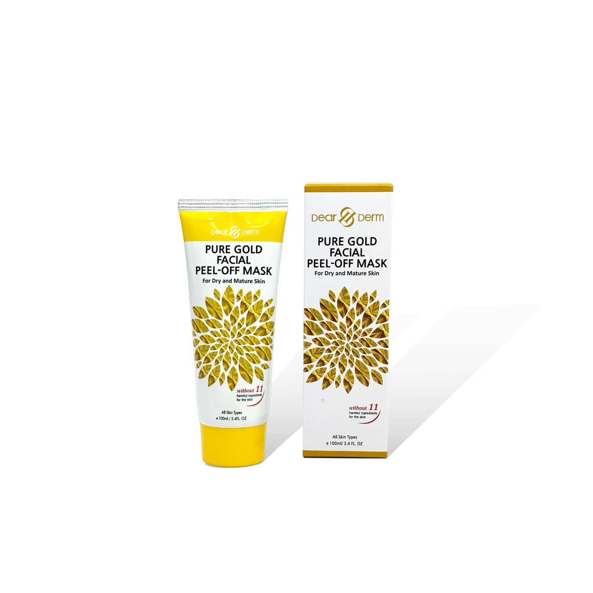 DEARDERM Peel-Off Masks - Gold for Dry & Mature Skin