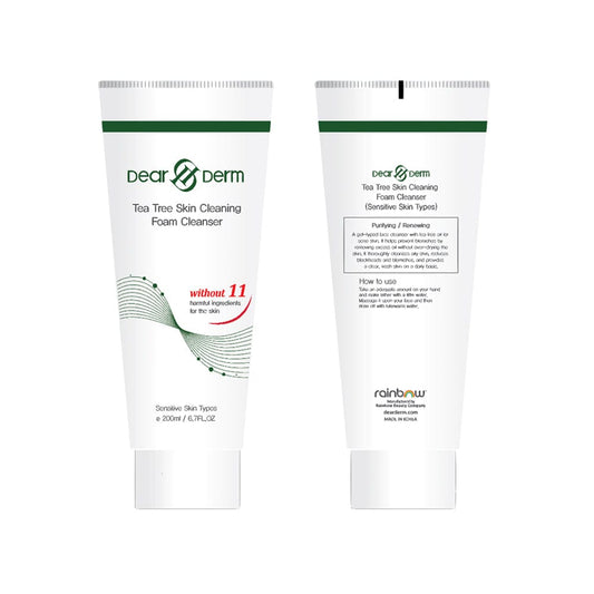 DEARDERM Premier Foam Cleanser -Tea Tree