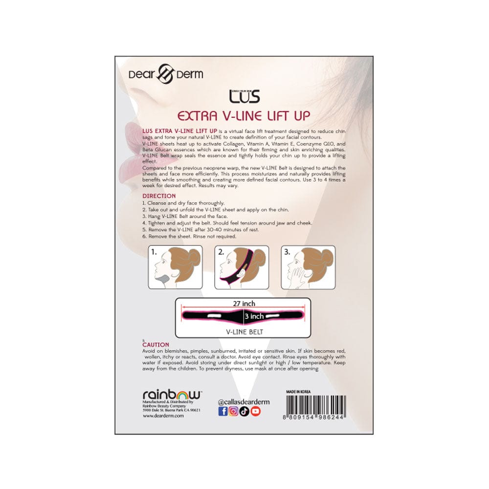 DEARDERM V-Line Lift Up Refill Only (7 Sheet Masks)