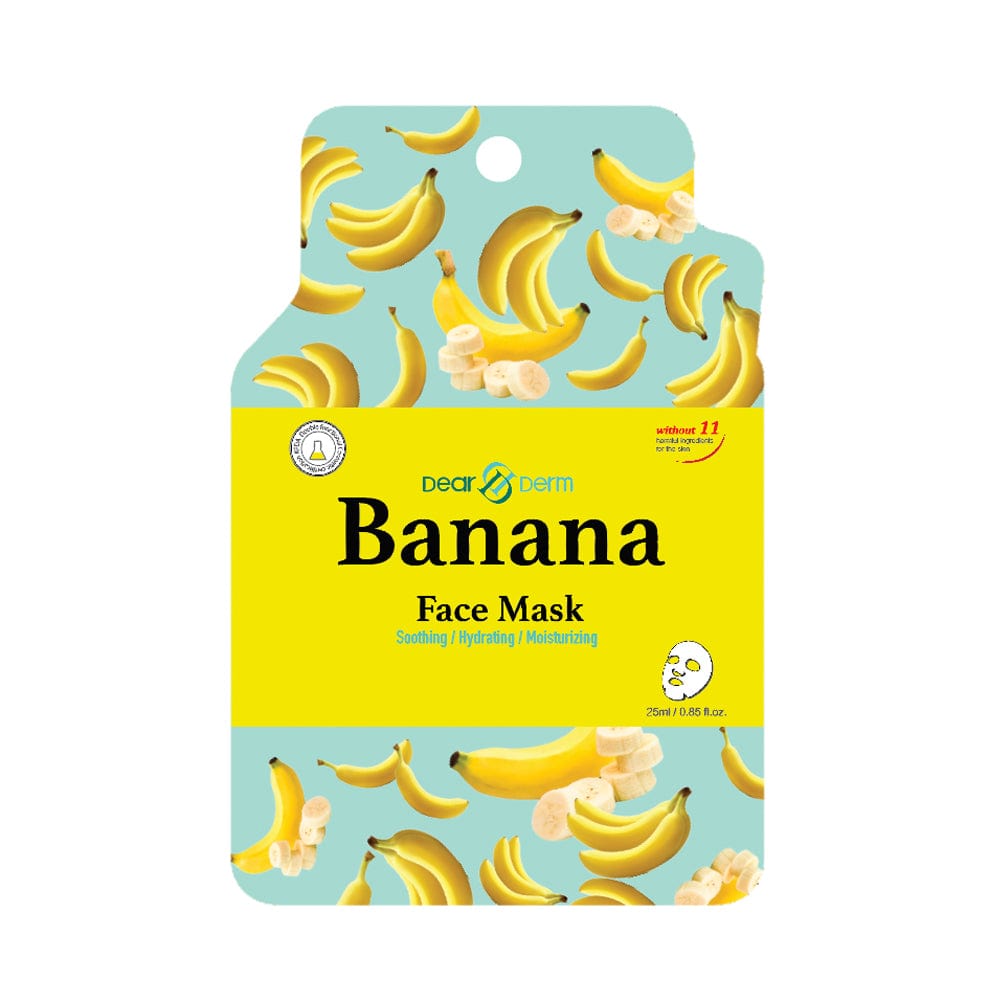 DEARDERM White Sheet Face Masks - Banana