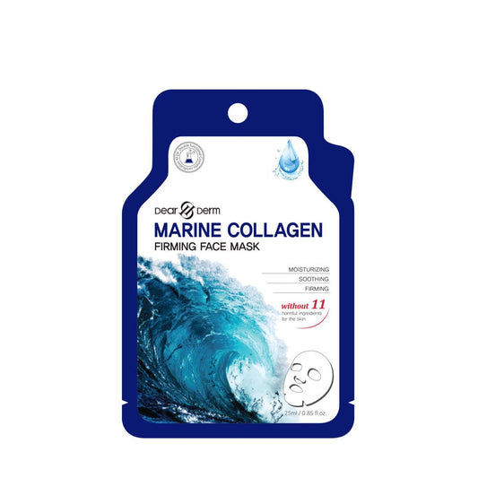 DEARDERM White Sheet Face Masks - Marine Collagen