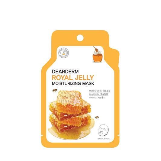 DEARDERM White Sheet Face Masks - Royal Jelly