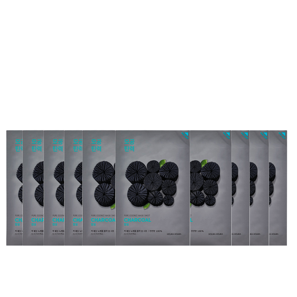 Holika Holika Pure Essence Charcoal Mask Sheet 23ml x 10pcs