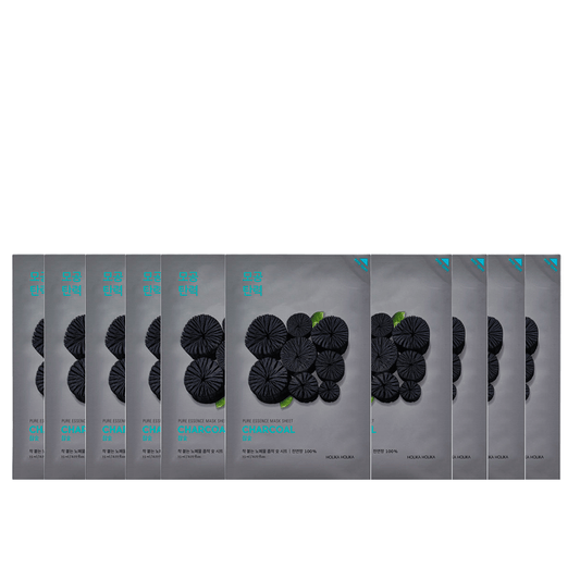 Holika Holika Pure Essence Charcoal Mask Sheet 23ml x 10pcs