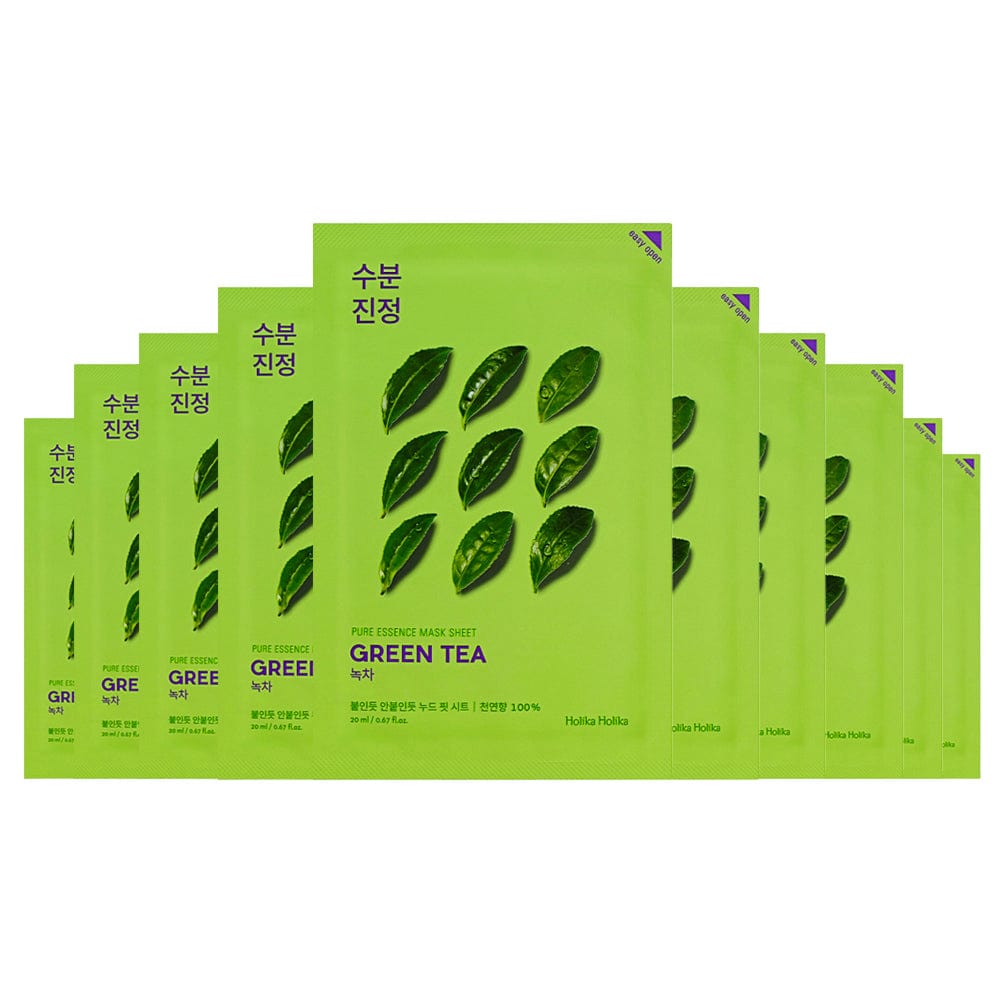 Holika Holika Pure Essence Green Tea Mask Sheets 20ml x 10pcs