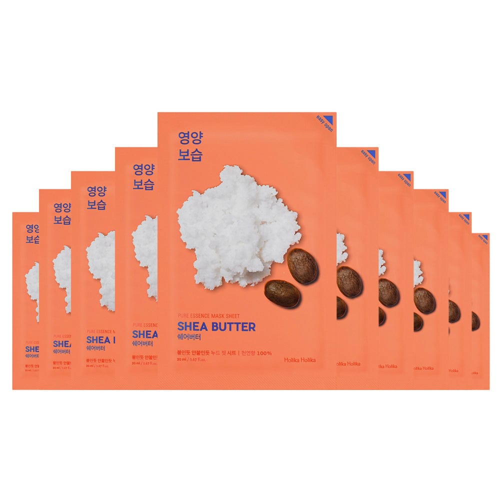 Holika Holika Pure Essence Shea Butter Mask Sheets 20ml x 10pcs