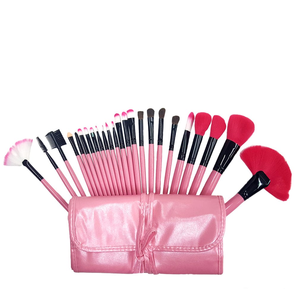 CALLAS 30pcs Professional High-Quality Makeup Brush Tool Set - Pink