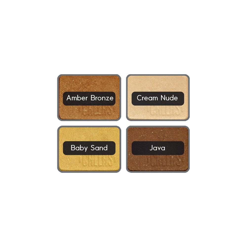 CALLAS The Makeup Pro Quadruple Eyeshadow (CES01 GOLD BROWN)