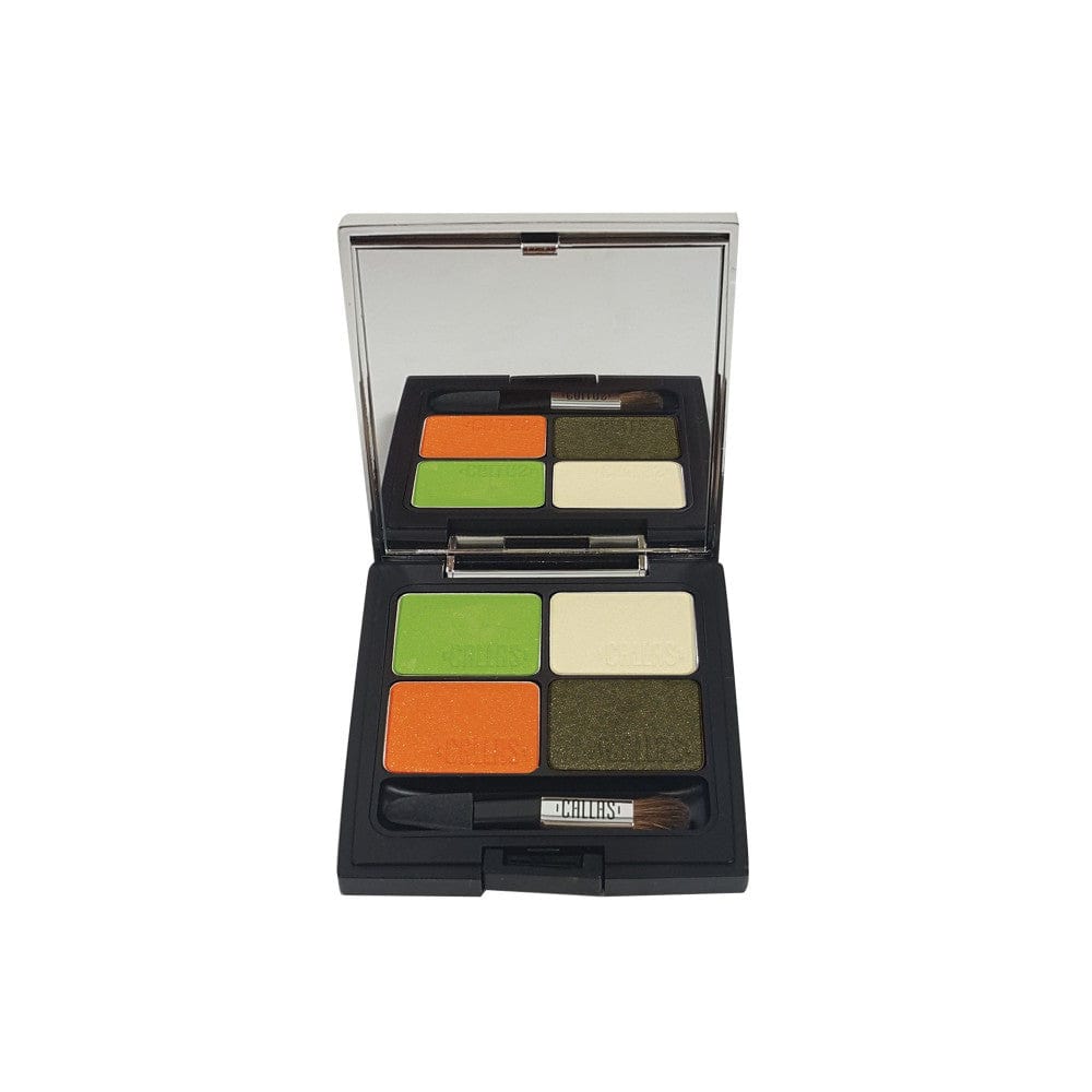 CALLAS The Makeup Pro Quadruple Eyeshadow (CES04 ORANGE GREEN)