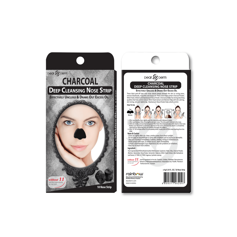 DEARDERM Charcoal Deep Cleansing Nose Pore Strip