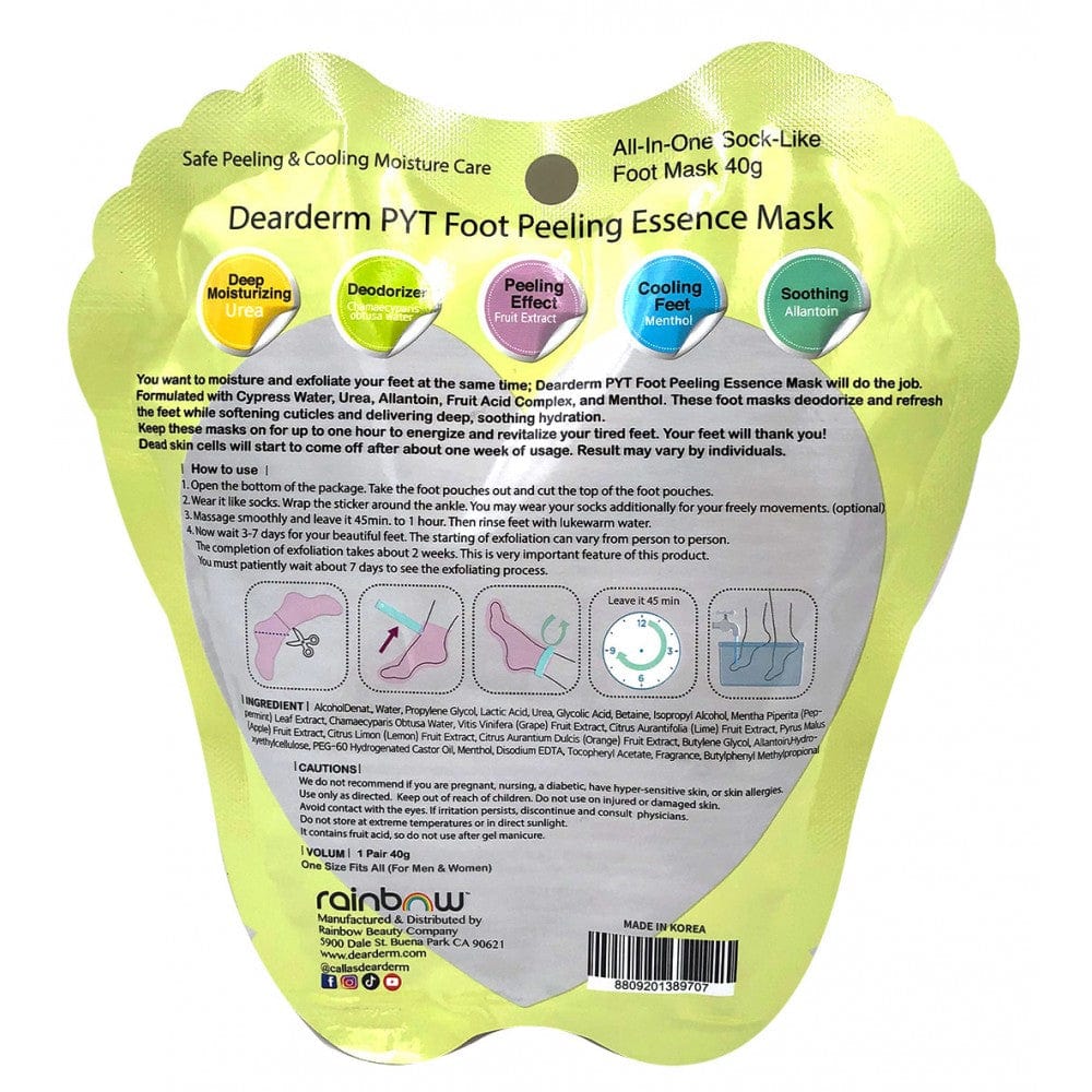 DEARDERM PYT Foot Peeling Essence Mask